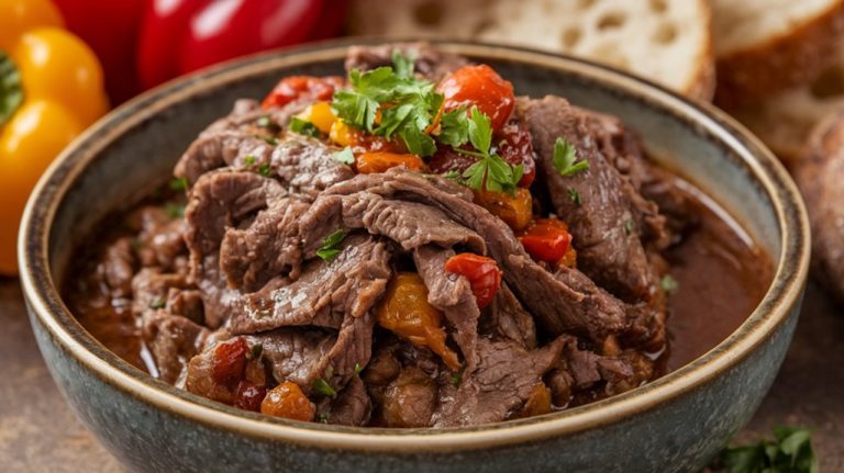 slow cooked italian beef recipe