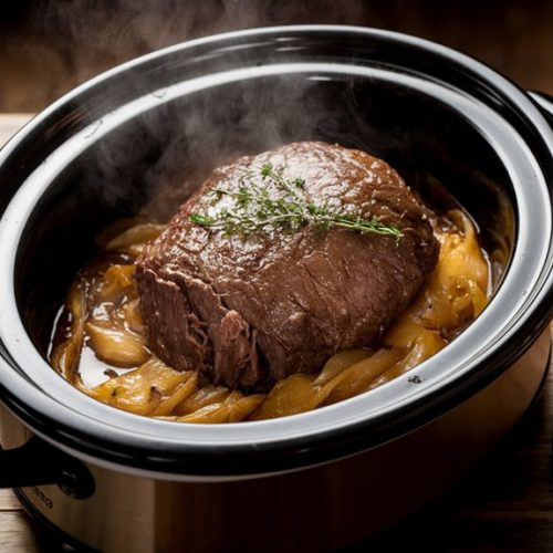 slow cooked savory beef dish