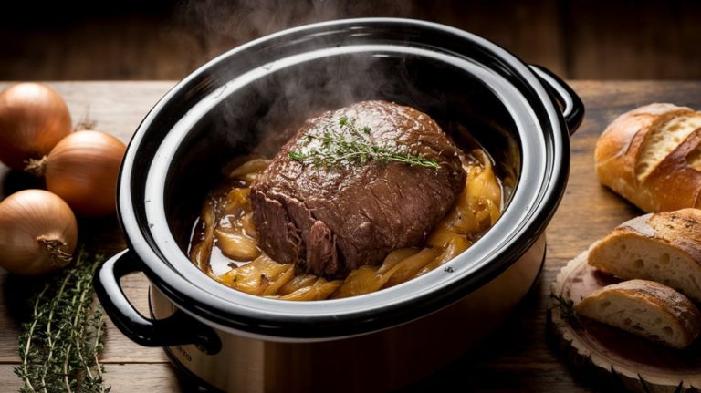 slow cooked savory beef dish