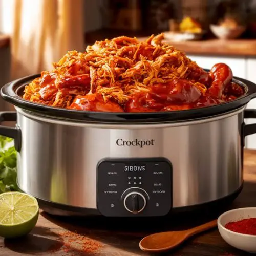 slow cooked shredded chicken