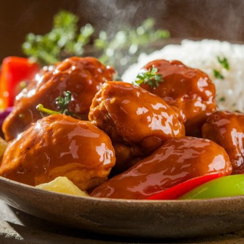 slow cooked tangy chicken dish