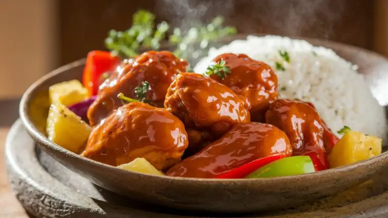 slow cooked tangy chicken dish