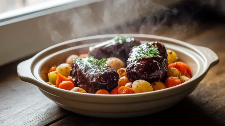 slow cooked tender beef ribs