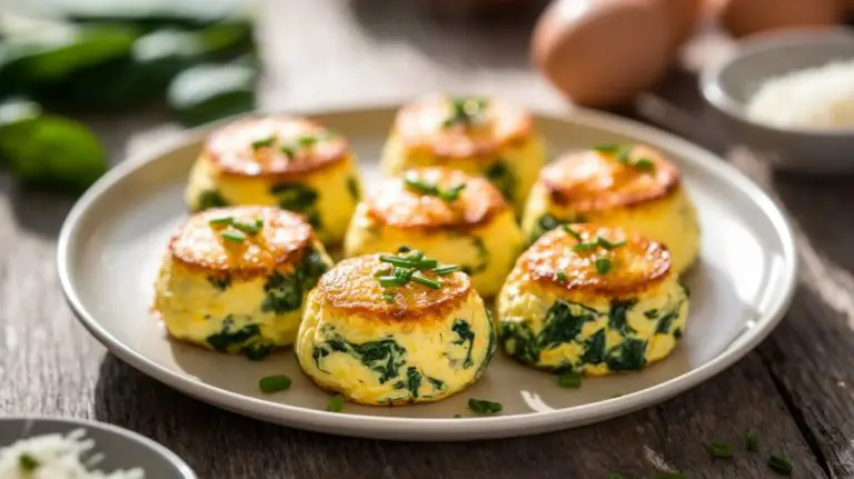 spinach and egg bites