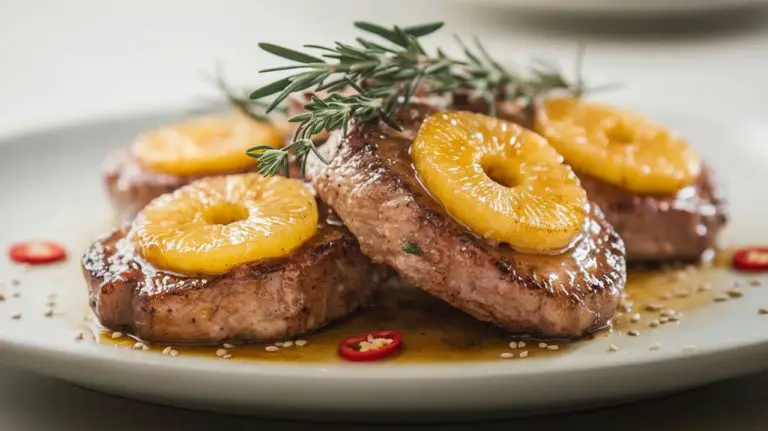sweet and savory pork chops