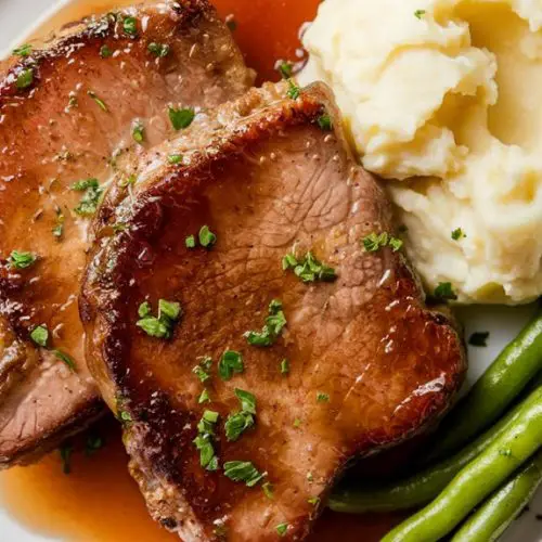 sweet and savory pork chop