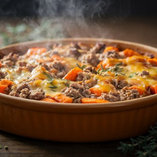 turkey and sweet potato bake