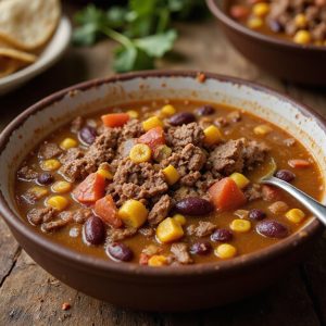 beef based taco soup recipe