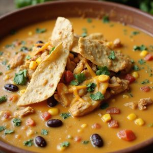 cheesy chicken tortilla delight