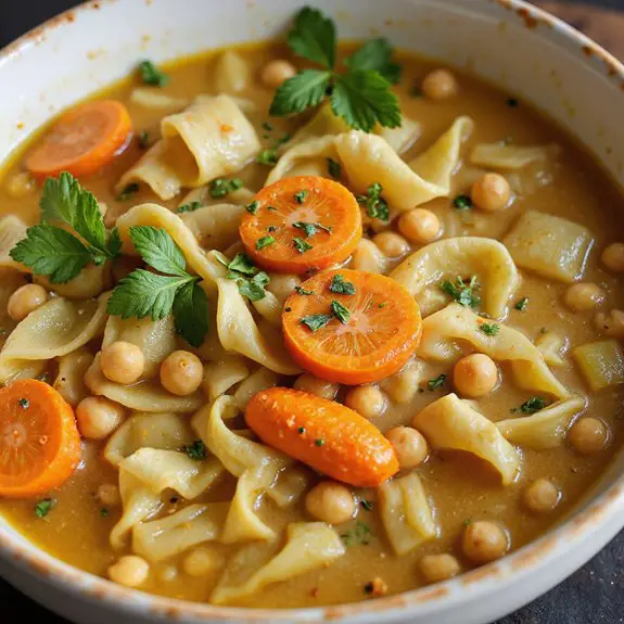 chickpea noodle soup recipe