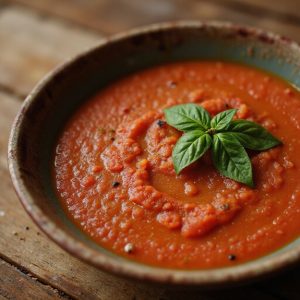 chilled tomato vegetable soup
