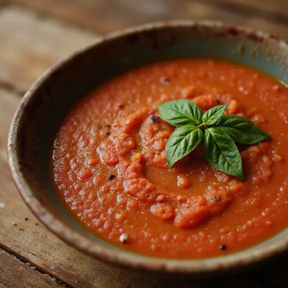 chilled tomato vegetable soup