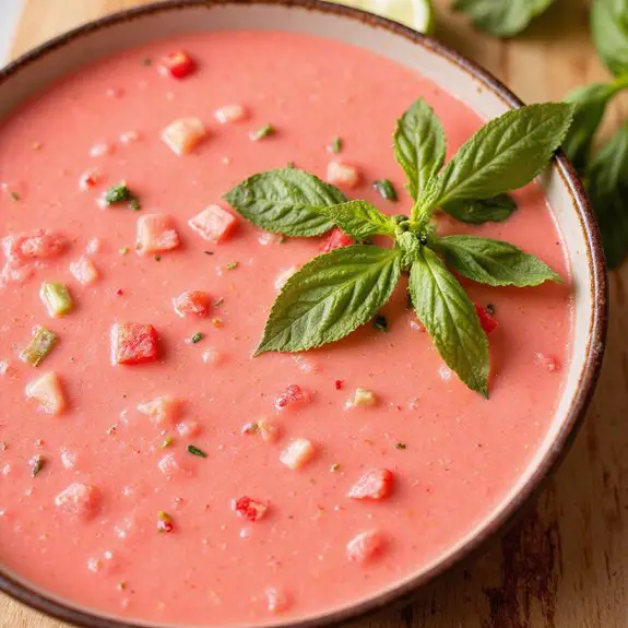chilled watermelon soup recipe