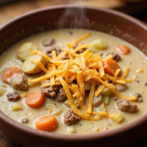 comforting cheesy potato soup