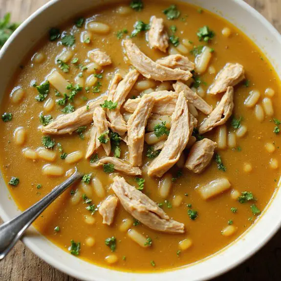 comforting greek chicken soup