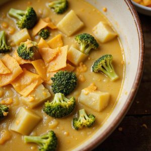 creamy broccoli potato soup