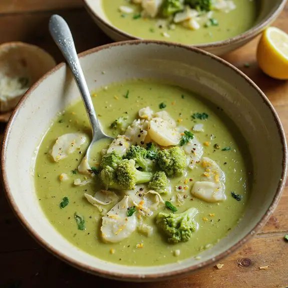 creamy broccoli potato soup