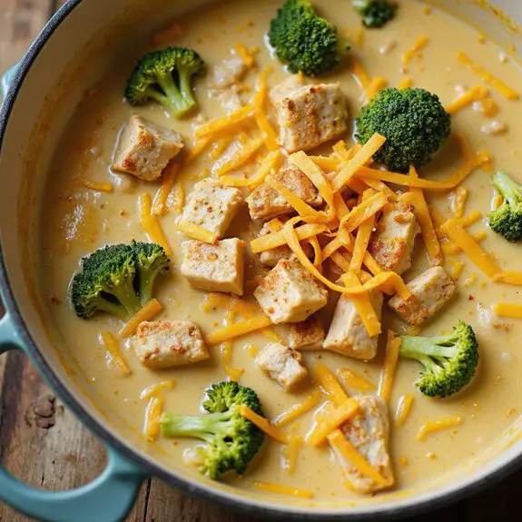 creamy chicken broccoli soup