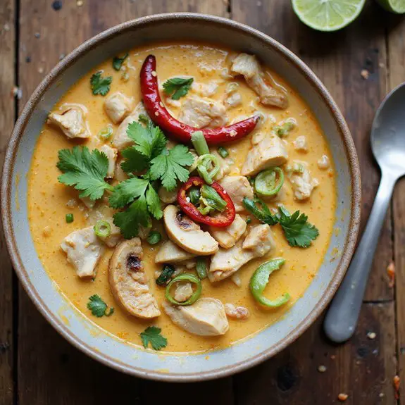 creamy coconut chicken soup