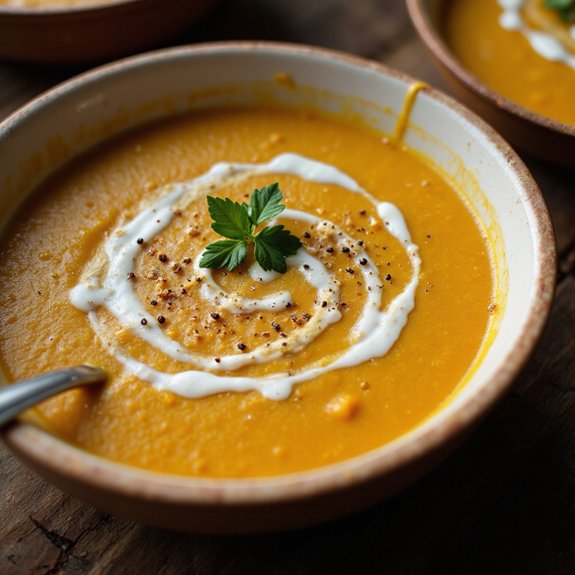 creamy comforting pumpkin soup