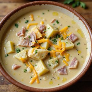 creamy ham potato soup
