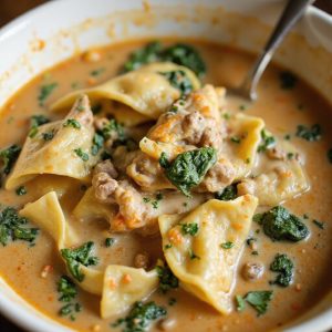 creamy lasagna soup recipe