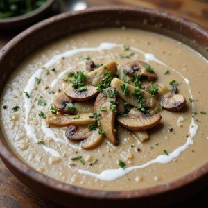 creamy mushroom soup recipe