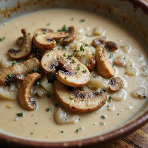 creamy mushroom soup recipe