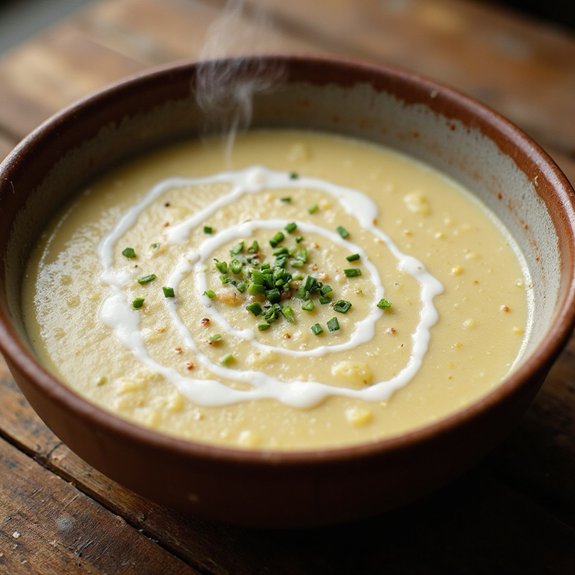 creamy potato leek soup