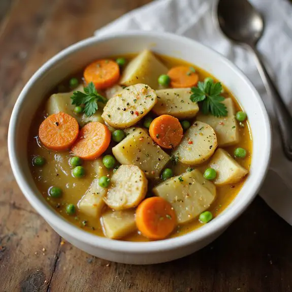 creamy potato vegetable soup
