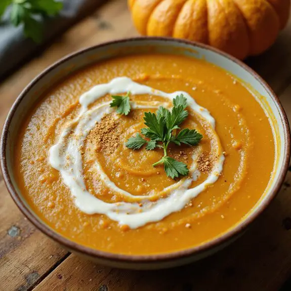 creamy roasted pumpkin goodness