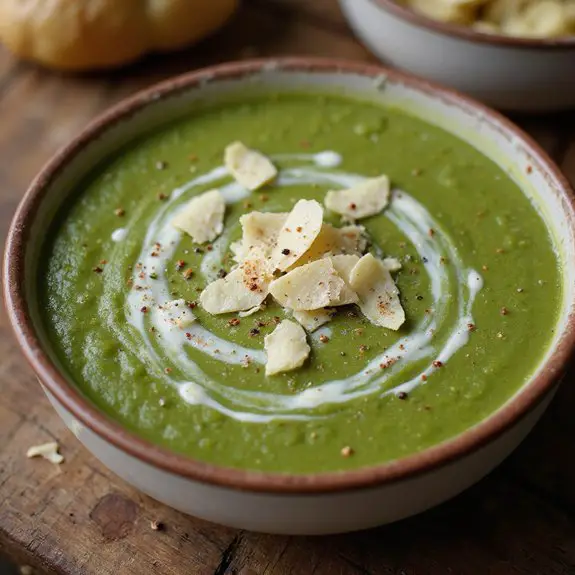 creamy spinach potato soup