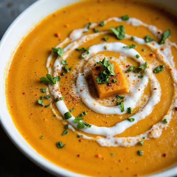 creamy sweet potato soup