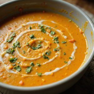 creamy thai pumpkin soup