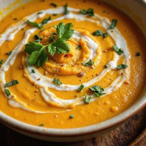 creamy vegan squash soup