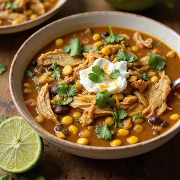 delicious green enchilada soup