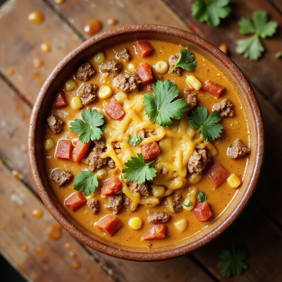 delicious hearty taco soup