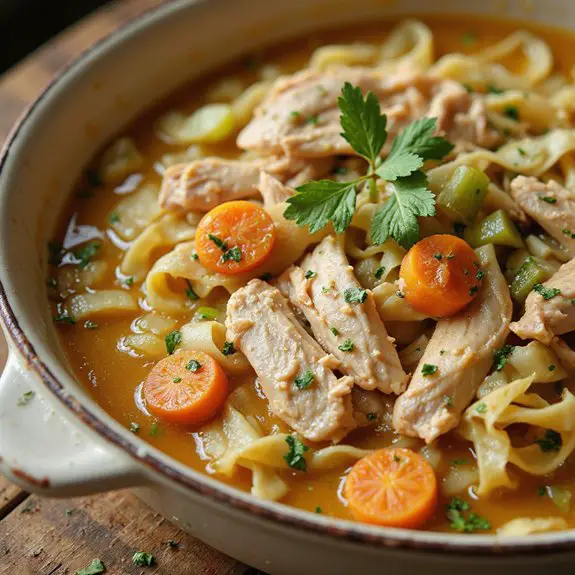 delicious homemade chicken soup