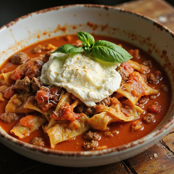 delicious lasagna inspired soup recipe