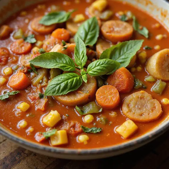 delicious tomato vegetable soup