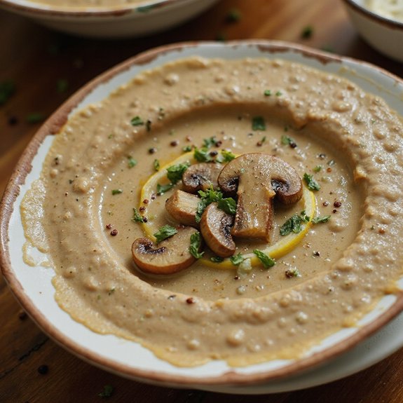 delicious velvety mushroom soup