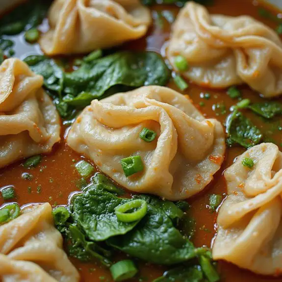 deliciously spicy noodle soup