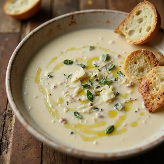 garlic soup preparation instructions