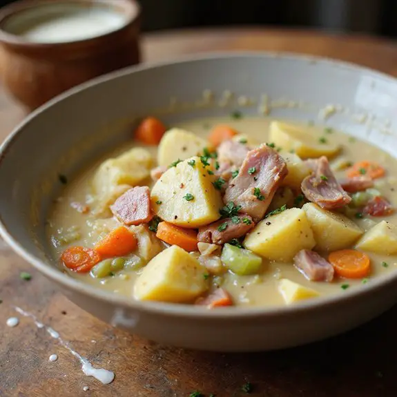 ham and potato soup