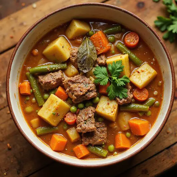 hearty beef vegetable soup