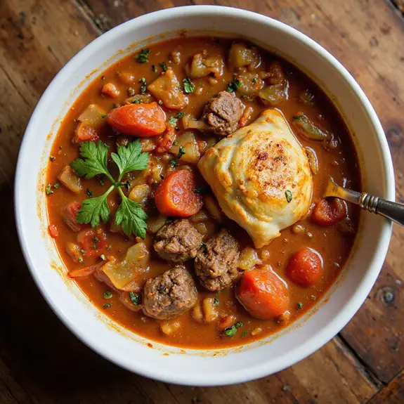 hearty cabbage roll soup