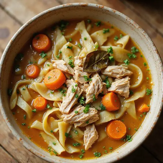 hearty chicken noodle soup