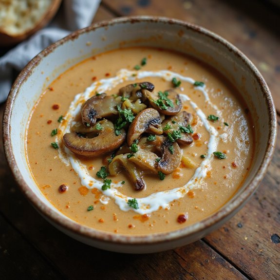 hearty hungarian mushroom soup