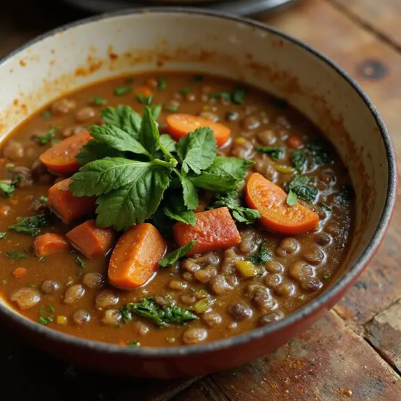 hearty italian lentil soup