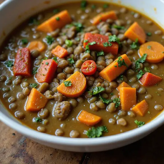 hearty lentil soup recipe